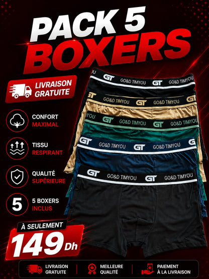 Pack 5 boxers